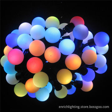 Christmas Lights/LED Ball String with 5 Meters/Set, 40mm Diameter and 220V AC Voltage